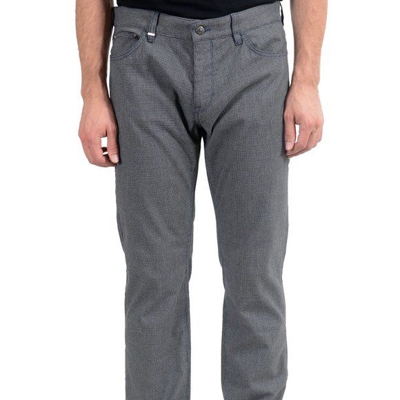 men's gray stretch jeans